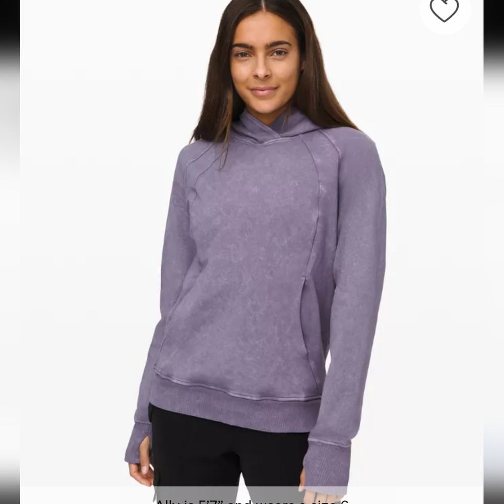 Lululemon Scuba Pullover *Washed Purple Quartz - Size 6